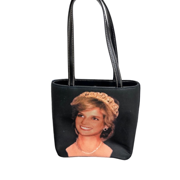 Vintage Handbags - y2k princess diana embellished black beaded bag